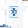 T-Shirt - Nike Dunk Low University Blue - Sneaker-Matching T-Shirt (Fragile) -Nike Dunk shop online mockupGenerator 10651