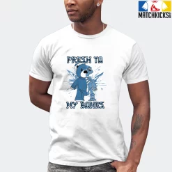 T-Shirt - Nike Dunk Low University Blue - Sneaker-Matching T-Shirt (Presh To Bones Bear) -Nike Dunk shop online mockupGenerator 10663