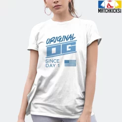 T-Shirt - Nike Dunk Low University Blue - Sneaker-Matching T-Shirt (ORIGINAL OG SINCE DAY 1) -Nike Dunk shop online mockupGenerator 10675