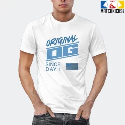 T-Shirt - Nike Dunk Low University Blue - Sneaker-Matching T-Shirt (ORIGINAL OG SINCE DAY 1) -Nike Dunk shop online mockupGenerator 10677