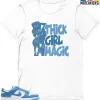 T-Shirt - Nike Dunk Low University Blue - Sneaker-Matching T-Shirt (THICK GIRL MAGIC) -Nike Dunk shop online mockupGenerator 10722