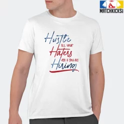 T-Shirt - Nike Dunk High Washed Denim Pack - Sneaker-Matching T-Shirt (HUSTLE TILL YOUR HATERS ASK) -Nike Dunk shop online mockupGenerator 1076