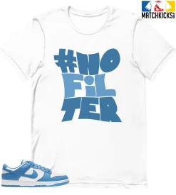 T-Shirt - Nike Dunk Low University Blue - Sneaker-Matching T-Shirt (#NoFilter)
