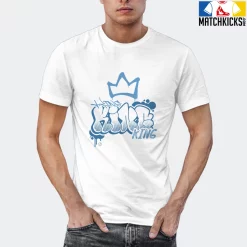 T-Shirt - Nike Dunk Low University Blue - Sneaker-Matching T-Shirt (KING GRAF) -Nike Dunk shop online mockupGenerator 10819