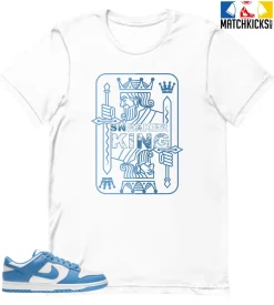 T-Shirt - Nike Dunk Low University Blue - Sneaker-Matching T-Shirt (Sneaker King)
