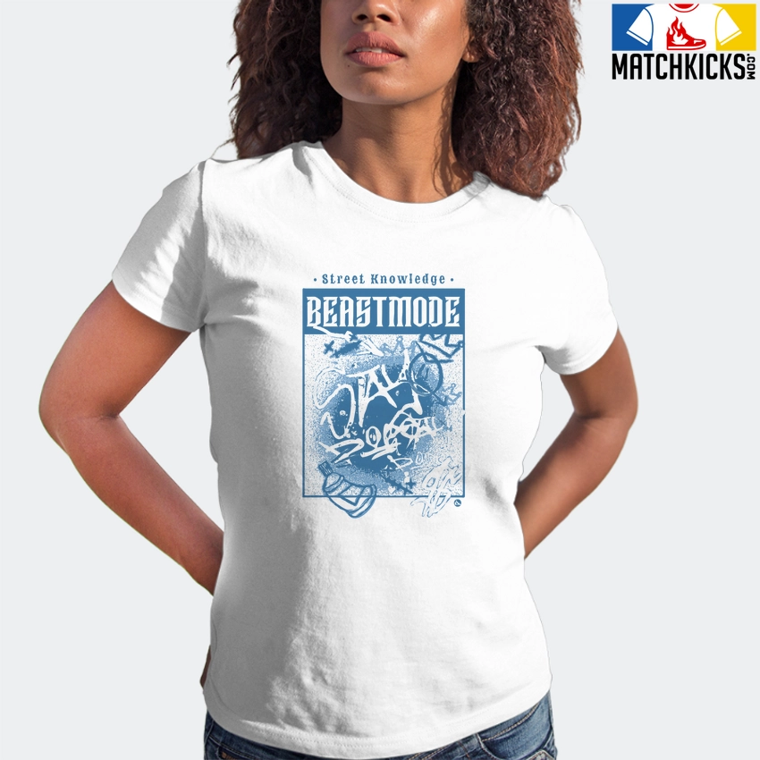 T-Shirt - Nike Dunk Low University Blue - Sneaker-Matching T-Shirt (BEAST MODE) 6 T-Shirt - Nike Dunk Low University Blue - Sneaker-Matching T-Shirt (BEAST MODE) - Image 4