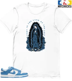 T-Shirt - Nike Dunk Low University Blue - Sneaker-Matching T-Shirt (Light In The Land Of The Lost)