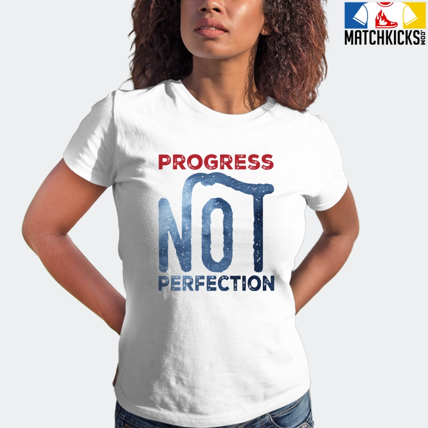 T-Shirt - Nike Dunk High Washed Denim Pack - Sneaker-Matching T-Shirt (Progress NOT Perfection) 6 T-Shirt - Nike Dunk High Washed Denim Pack - Sneaker-Matching T-Shirt (Progress NOT Perfection) - Image 4