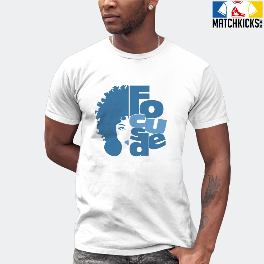 T-Shirt - Nike Dunk Low University Blue - Sneaker-Matching T-Shirt (FOCUSED) 7 T-Shirt - Nike Dunk Low University Blue - Sneaker-Matching T-Shirt (FOCUSED) - Image 5