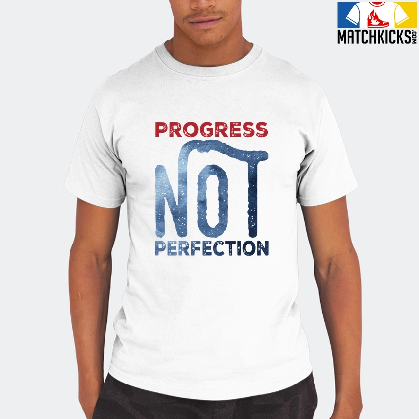 T-Shirt - Nike Dunk High Washed Denim Pack - Sneaker-Matching T-Shirt (Progress NOT Perfection) 8 T-Shirt - Nike Dunk High Washed Denim Pack - Sneaker-Matching T-Shirt (Progress NOT Perfection) - Image 6