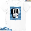 T-Shirt - Nike Dunk Low University Blue - Sneaker-Matching T-Shirt (I'M ME)