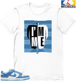 T-Shirt - Nike Dunk Low University Blue - Sneaker-Matching T-Shirt (I'M ME)