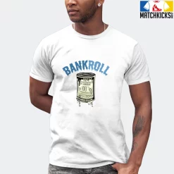 T-Shirt - Nike Dunk Low University Blue - Sneaker-Matching T-Shirt (BANKROLL) -Nike Dunk shop online mockupGenerator 10931