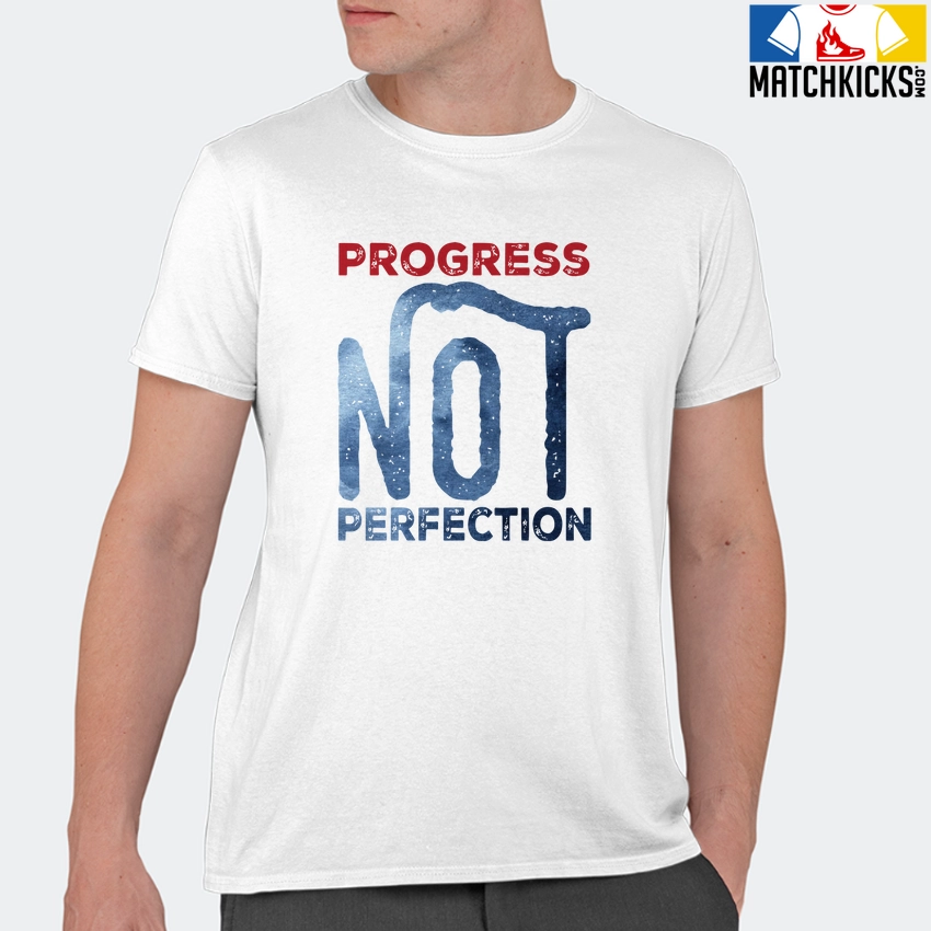 T-Shirt - Nike Dunk High Washed Denim Pack - Sneaker-Matching T-Shirt (Progress NOT Perfection) 11 T-Shirt - Nike Dunk High Washed Denim Pack - Sneaker-Matching T-Shirt (Progress NOT Perfection) - Image 9