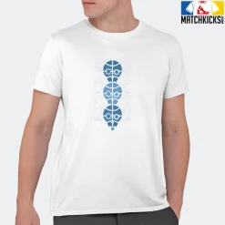 T-Shirt - Nike Dunk Low University Blue - Sneaker-Matching T-Shirt (Three Bad Skulls) -Nike Dunk shop online mockupGenerator 10944