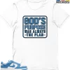T-Shirt - Nike Dunk Low University Blue - Sneaker-Matching T-Shirt (God's Purpose) -Nike Dunk shop online mockupGenerator 10964