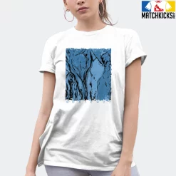 T-Shirt - Nike Dunk Low University Blue - Sneaker-Matching T-Shirt (Abstract) -Nike Dunk shop online mockupGenerator 10988