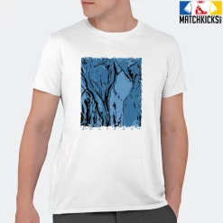 T-Shirt - Nike Dunk Low University Blue - Sneaker-Matching T-Shirt (Abstract) -Nike Dunk shop online mockupGenerator 10989