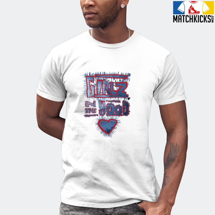 T-Shirt - Nike Dunk High Washed Denim Pack - Sneaker-Matching T-Shirt (Girlz In The Hood) 7 T-Shirt - Nike Dunk High Washed Denim Pack - Sneaker-Matching T-Shirt (Girlz In The Hood) - Image 5