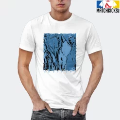 T-Shirt - Nike Dunk Low University Blue - Sneaker-Matching T-Shirt (Abstract) -Nike Dunk shop online mockupGenerator 10990