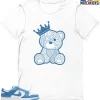 T-Shirt - Nike Dunk Low University Blue - Sneaker-Matching T-Shirt (King Ted)