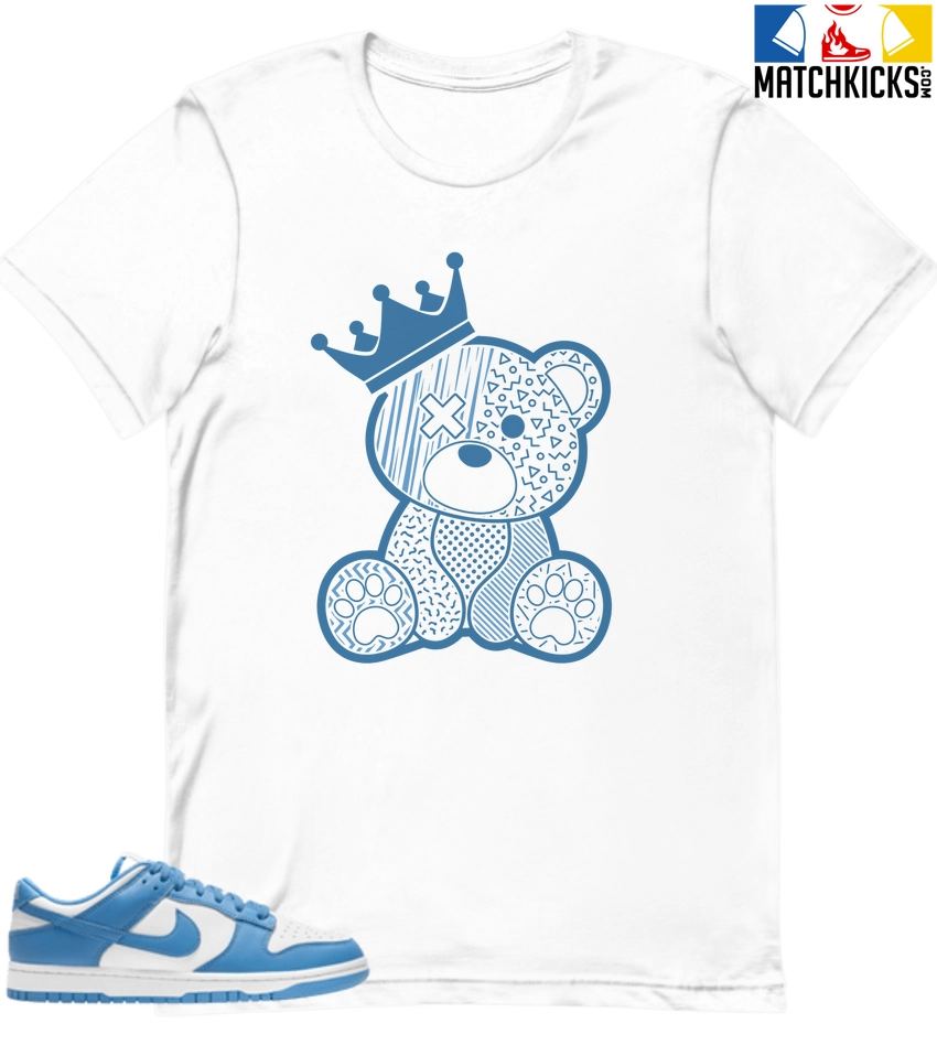 T-Shirt - Nike Dunk Low University Blue - Sneaker-Matching T-Shirt (King Ted) 3 T-Shirt - Nike Dunk Low University Blue - Sneaker-Matching T-Shirt (King Ted)