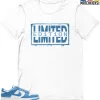 T-Shirt - Nike Dunk Low University Blue - Sneaker-Matching T-Shirt (LIMITED EDITION) 1 T-Shirt - Nike Dunk Low University Blue - Sneaker-Matching T-Shirt (LIMITED EDITION) -Nike Dunk shop online mockupGenerator 11009