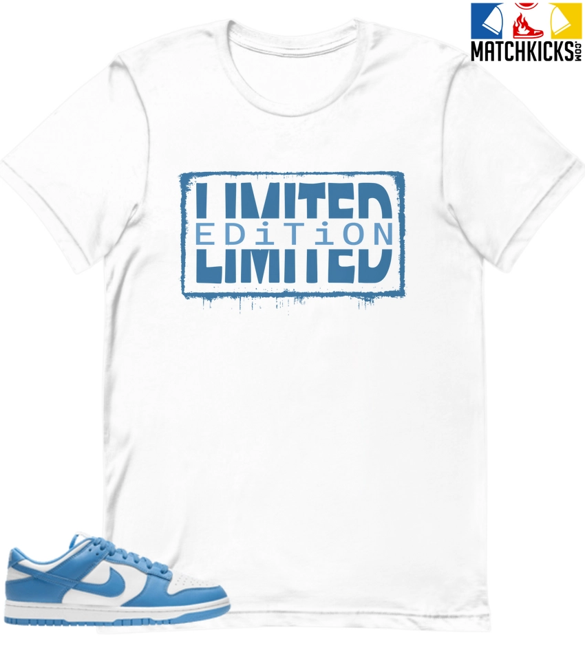 T-Shirt - Nike Dunk Low University Blue - Sneaker-Matching T-Shirt (LIMITED EDITION) 3 T-Shirt - Nike Dunk Low University Blue - Sneaker-Matching T-Shirt (LIMITED EDITION)