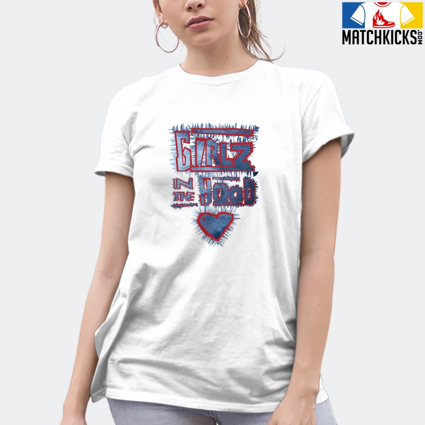 T-Shirt - Nike Dunk High Washed Denim Pack - Sneaker-Matching T-Shirt (Girlz In The Hood) 10 T-Shirt - Nike Dunk High Washed Denim Pack - Sneaker-Matching T-Shirt (Girlz In The Hood) - Image 8