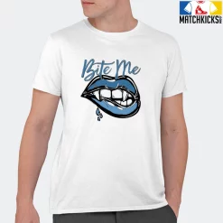 T-Shirt - Nike Dunk Low University Blue - Sneaker-Matching T-Shirt (Bite Me) -Nike Dunk shop online mockupGenerator 11034