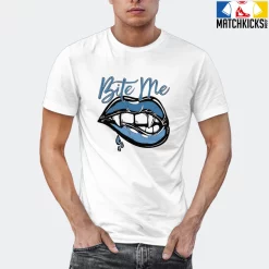 T-Shirt - Nike Dunk Low University Blue - Sneaker-Matching T-Shirt (Bite Me) -Nike Dunk shop online mockupGenerator 11035