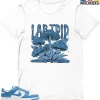 T-Shirt - Nike Dunk Low University Blue - Sneaker-Matching T-Shirt (Lab Trip)