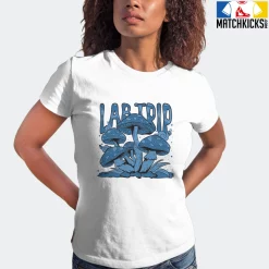 T-Shirt - Nike Dunk Low University Blue - Sneaker-Matching T-Shirt (Lab Trip) -Nike Dunk shop online mockupGenerator 11074