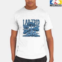 T-Shirt - Nike Dunk Low University Blue - Sneaker-Matching T-Shirt (Lab Trip) -Nike Dunk shop online mockupGenerator 11076