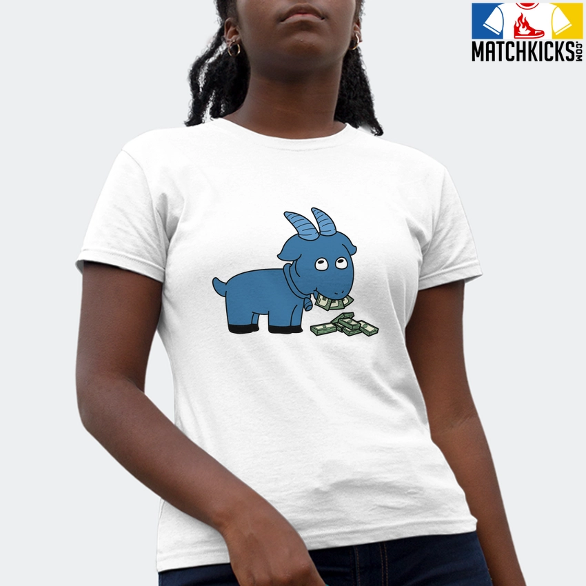 T-Shirt - Nike Dunk Low University Blue - Sneaker-Matching T-Shirt (GOAT MONEY) 4 T-Shirt - Nike Dunk Low University Blue - Sneaker-Matching T-Shirt (GOAT MONEY) - Image 2