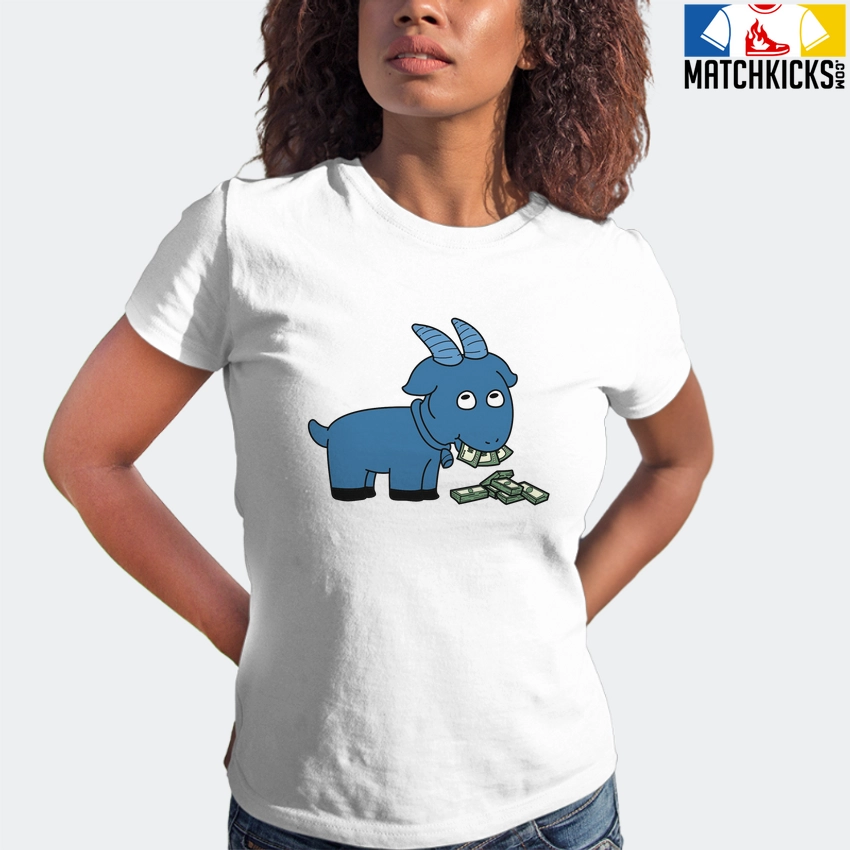 T-Shirt - Nike Dunk Low University Blue - Sneaker-Matching T-Shirt (GOAT MONEY) 6 T-Shirt - Nike Dunk Low University Blue - Sneaker-Matching T-Shirt (GOAT MONEY) - Image 4