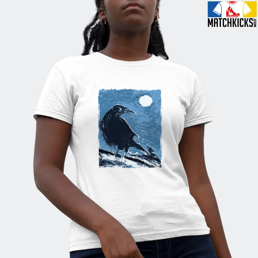 T-Shirt - Nike Dunk Low University Blue - Sneaker-Matching T-Shirt (Moonlight Crow) 4 T-Shirt - Nike Dunk Low University Blue - Sneaker-Matching T-Shirt (Moonlight Crow) - Image 2