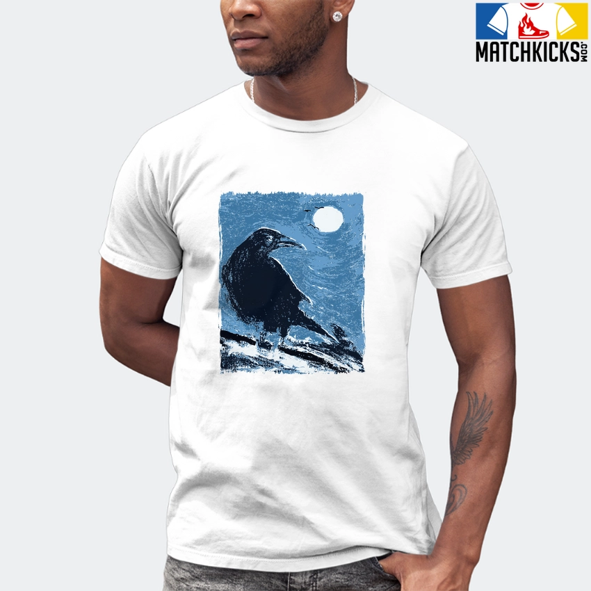 T-Shirt - Nike Dunk Low University Blue - Sneaker-Matching T-Shirt (Moonlight Crow) 7 T-Shirt - Nike Dunk Low University Blue - Sneaker-Matching T-Shirt (Moonlight Crow) - Image 5