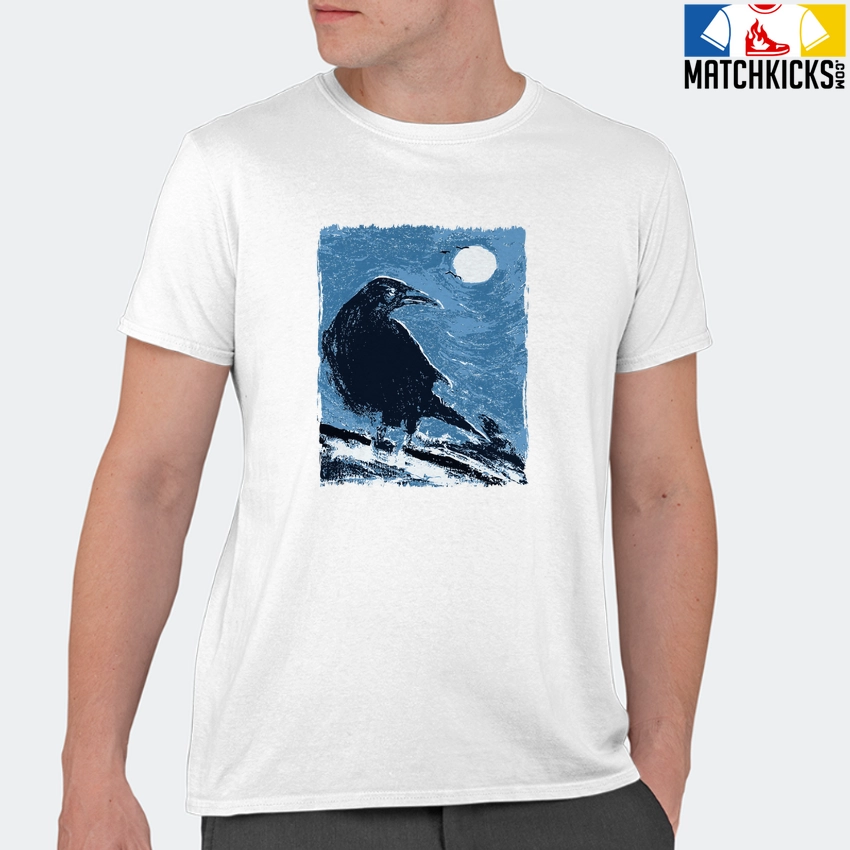 T-Shirt - Nike Dunk Low University Blue - Sneaker-Matching T-Shirt (Moonlight Crow) 11 T-Shirt - Nike Dunk Low University Blue - Sneaker-Matching T-Shirt (Moonlight Crow) - Image 9