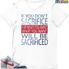 T-Shirt - Nike Dunk High Washed Denim Pack - Sneaker-Matching T-Shirt (Sacrifice)