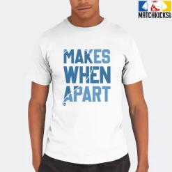 T-Shirt - Nike Dunk Low University Blue - Sneaker-Matching T-Shirt (Makes Sense Heart Right) -Nike Dunk shop online mockupGenerator 11166