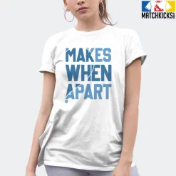 T-Shirt - Nike Dunk Low University Blue - Sneaker-Matching T-Shirt (Makes Sense Heart Right) -Nike Dunk shop online mockupGenerator 11168