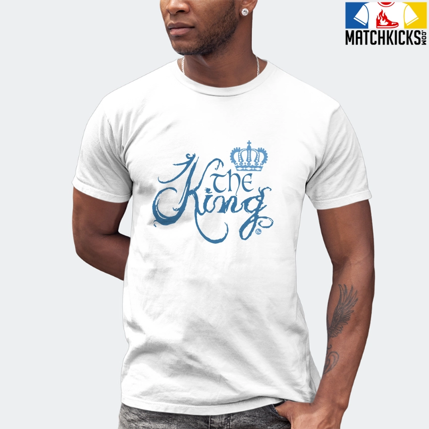 T-Shirt - Nike Dunk Low University Blue - Sneaker-Matching T-Shirt (The King) 7 T-Shirt - Nike Dunk Low University Blue - Sneaker-Matching T-Shirt (The King) - Image 5
