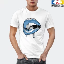 T-Shirt - Nike Dunk Low University Blue - Sneaker-Matching T-Shirt (Kiss Of Death) -Nike Dunk shop online mockupGenerator 11206