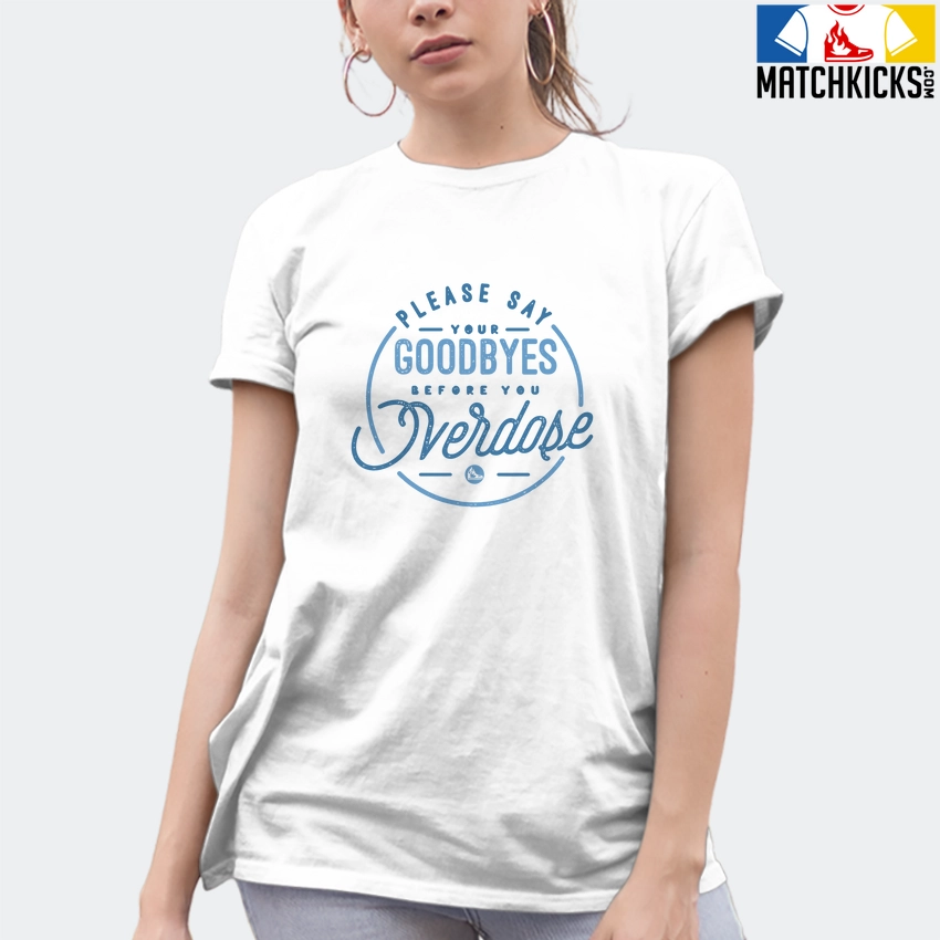 T-Shirt - Nike Dunk Low University Blue - Sneaker-Matching T-Shirt (Say Your Goodbyes) 10 T-Shirt - Nike Dunk Low University Blue - Sneaker-Matching T-Shirt (Say Your Goodbyes) - Image 8