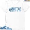 T-Shirt - Nike Dunk Low University Blue - Sneaker-Matching T-Shirt (Hustle 247) -Nike Dunk shop online mockupGenerator 11243