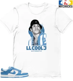 T-Shirt - Nike Dunk Low University Blue - Sneaker-Matching T-Shirt (LL COOL J)