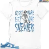 T-Shirt - Nike Dunk Low University Blue - Sneaker-Matching T-Shirt (Nightmare Before Sneakers) -Nike Dunk shop online mockupGenerator 11270