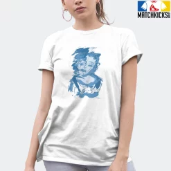 T-Shirt - Nike Dunk Low University Blue - Sneaker-Matching T-Shirt (Marilyn Abstract) -Nike Dunk shop online mockupGenerator 11285