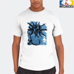 T-Shirt - Nike Dunk Low University Blue - Sneaker-Matching T-Shirt (SUN Flower Bloom) -Nike Dunk shop online mockupGenerator 11319